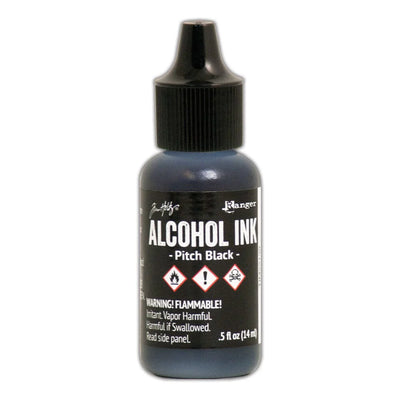 PITCH BLACK Tim Holtz Alcohol Ink - Ranger