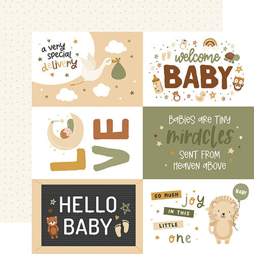 Echo Park Paper Company Welcome Baby Boy Element Sticker