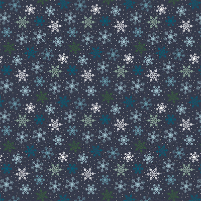 FROSTED FLURRIES - 12x12 Patterned Cardstock - Carta Bella