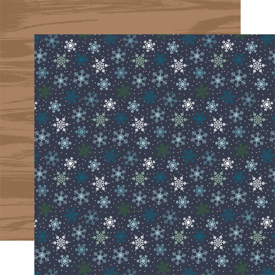 FROSTED FLURRIES - 12x12 Patterned Cardstock - Carta Bella