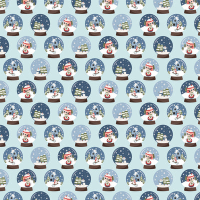 SNOW GLOBES - 12x12 Double-Sided Patterned Paper - Echo Park