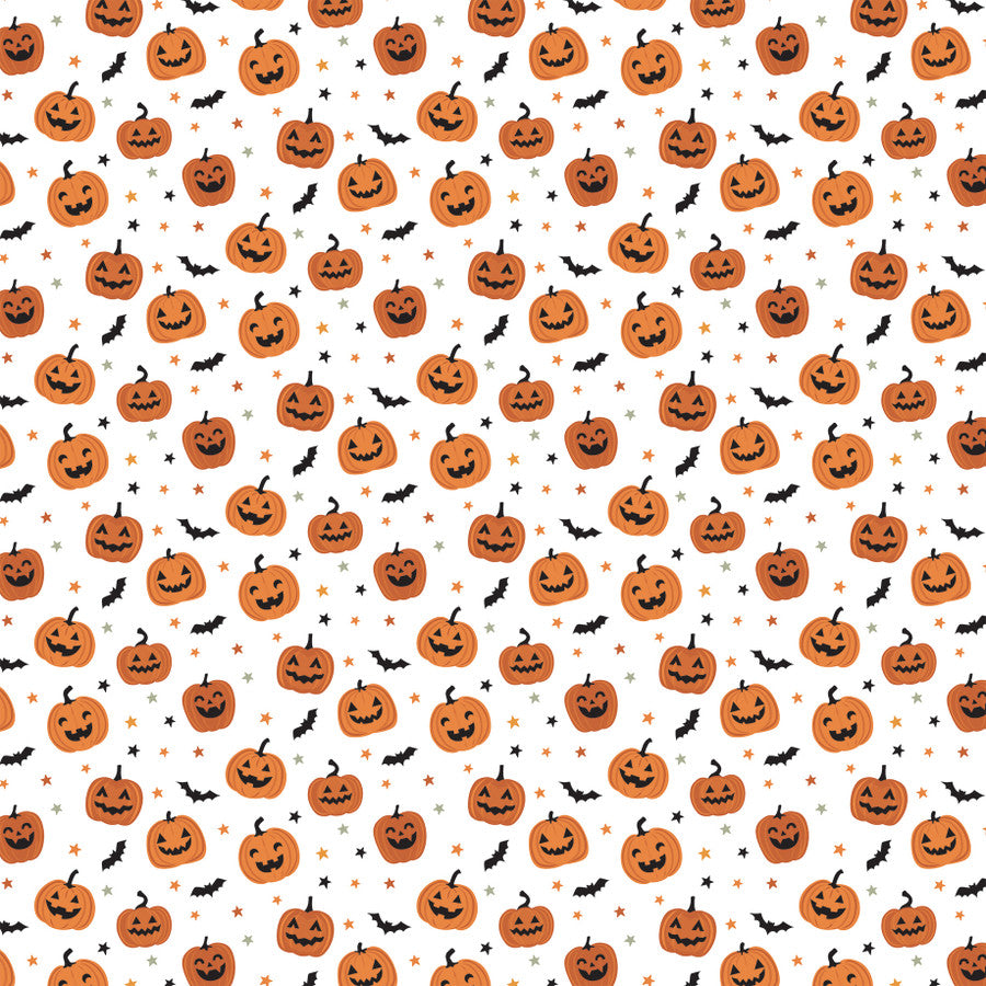 CARVED PUMPKINS - 12x12 Double-Sided Patterned Paper - Echo Park