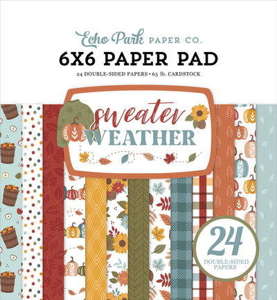 24 double-sided pages with patterns and theme for the autumn season. 6x6 pad is convenient to use for card making and paper crafts. Archival quality.