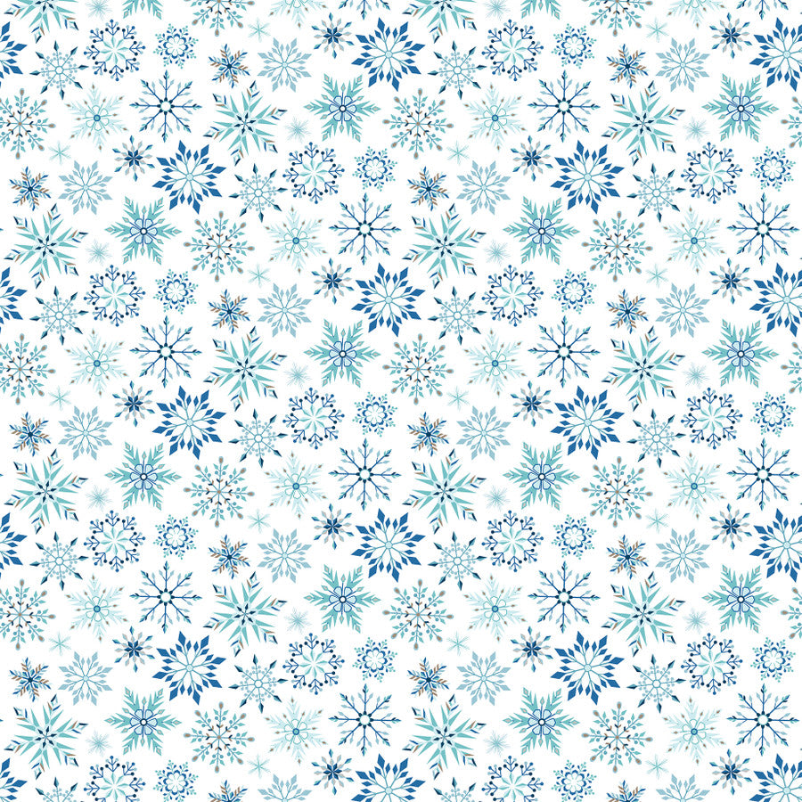 MAGIC SNOWFLAKES - 12x12 Double-Sided Patterned Paper - Echo Park