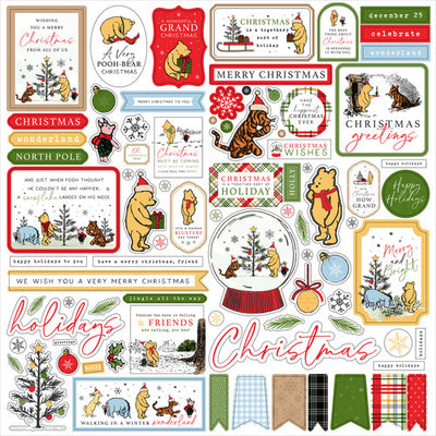 WINNIE THE POOH CHRISTMAS 12x12 Collection Kit - Echo Park