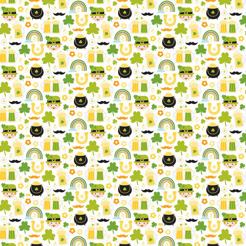 LUCK OF THE IRISH - 12x12 Double-Sided Patterned Paper - BELLA BLVD