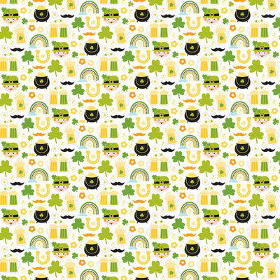 LUCK OF THE IRISH - 12x12 Double-Sided Patterned Paper - BELLA BLVD