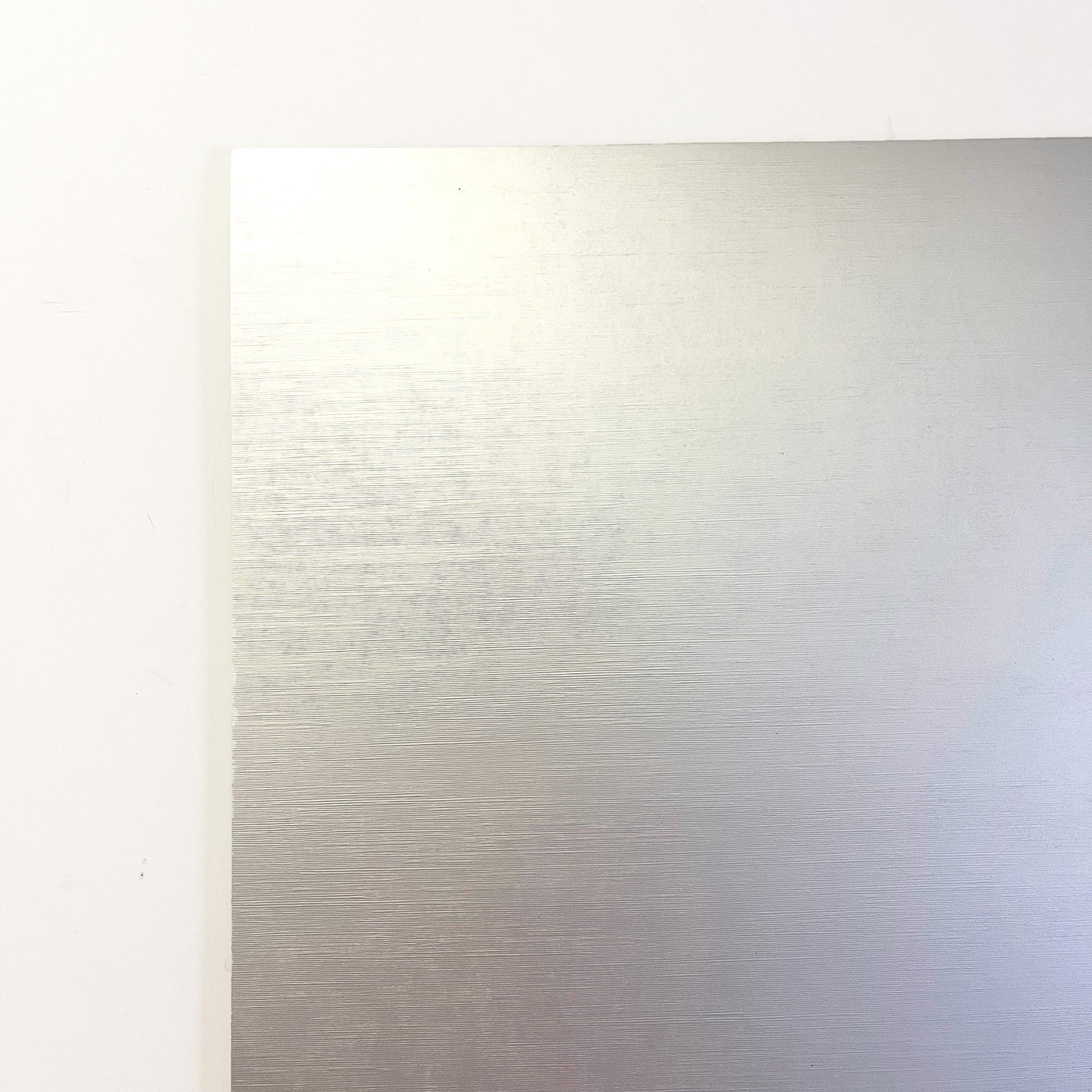 BRUSHED SILVER Foil Board - 12x12 Matte Cardstock - Encore