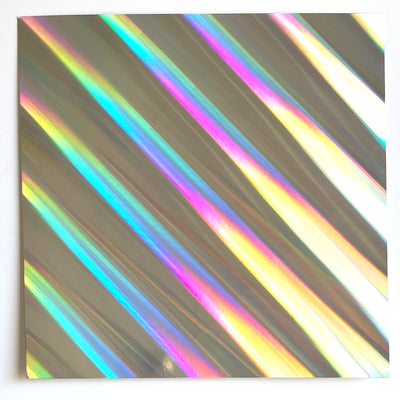 SLANTED LIGHTS holographic cardstock- foil cardstock - silver cardstock - Encore - 12x12 cardstock - 12x12 Cardstock Shop