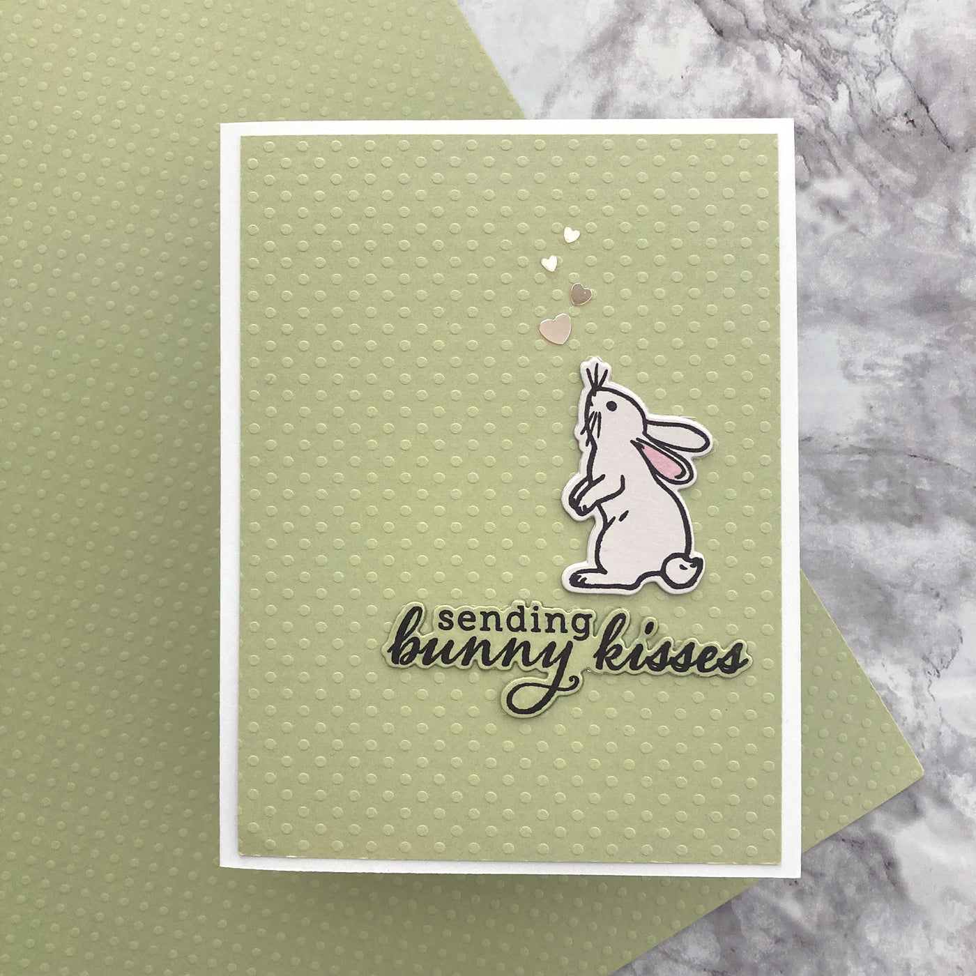 Handmade Easter card featuring Dotted Swiss