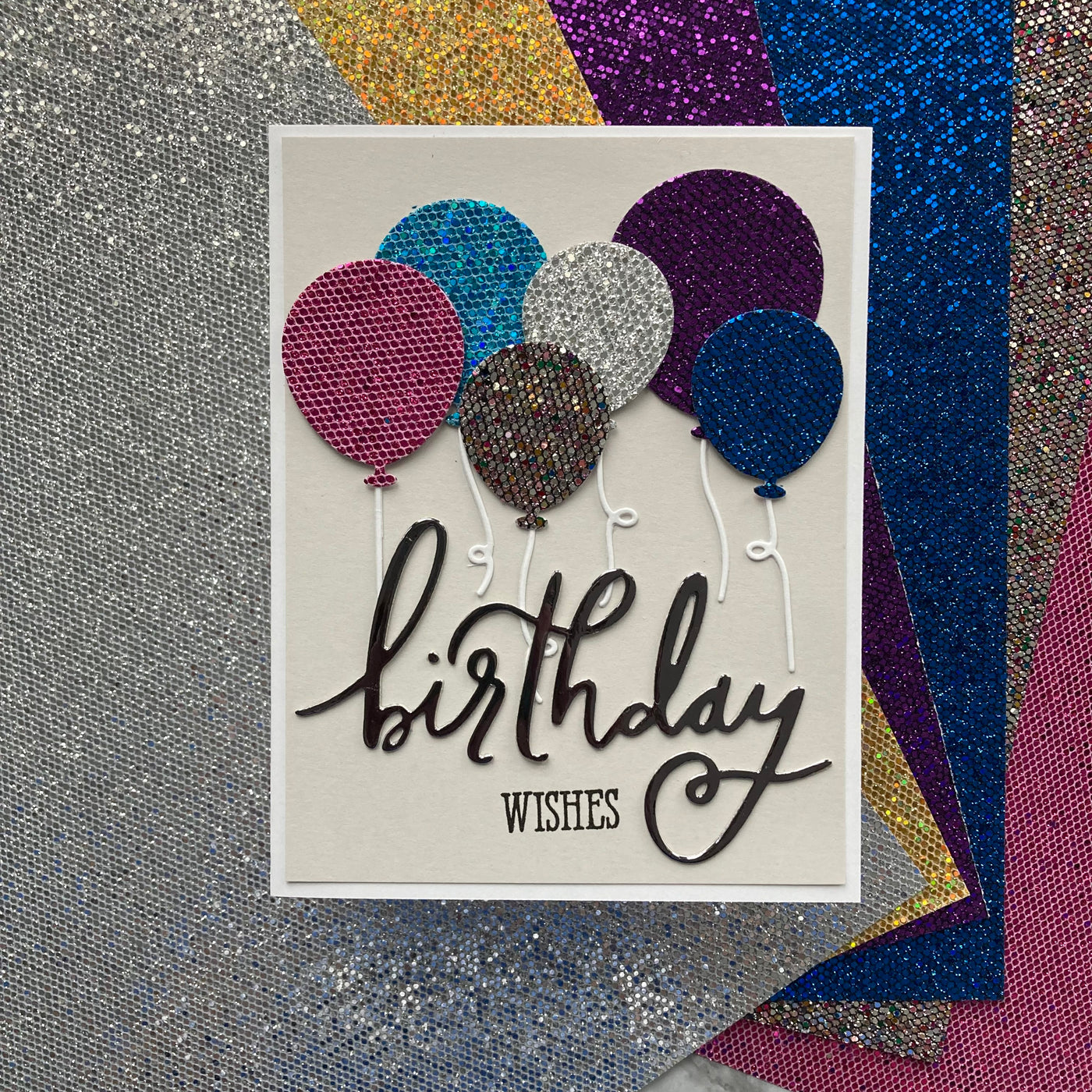12x12 Glitter Cardstock- Cotton Candy