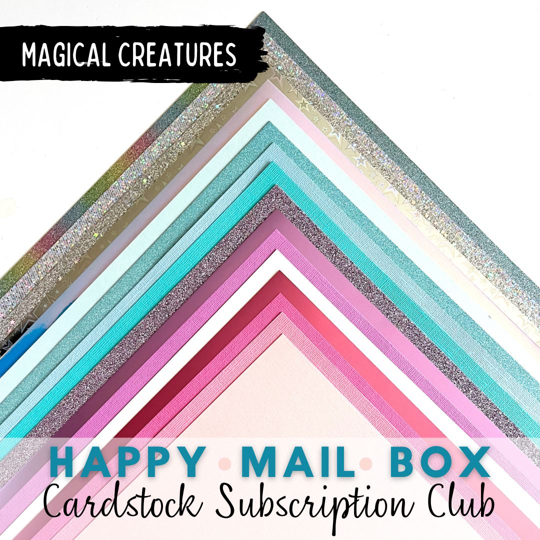 LYNETTE'S HAPPY MAIL BOX - Monthly Cardstock Subscription Box (Free Shipping)