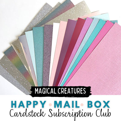 LYNETTE'S HAPPY MAIL BOX - Monthly Cardstock Subscription Box (Free Shipping)