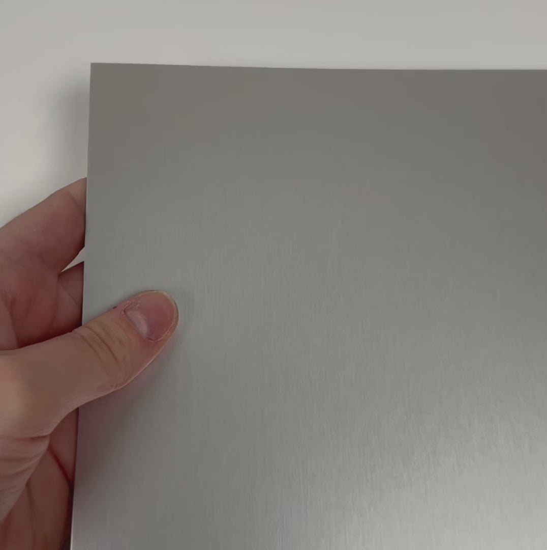 SILVER matte foil cardstock - 12x12 cardstock - encore paper - video shows light play