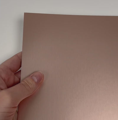 CHAMPAGNE matte foil cardstock - 12x12 cardstock - encore paper - video shows light play