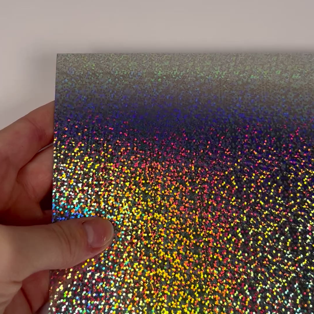 Dots holographic cardstock- foil cardstock - silver cardstock - Encore - 12x12 cardstock - 12x12 Cardstock Shop