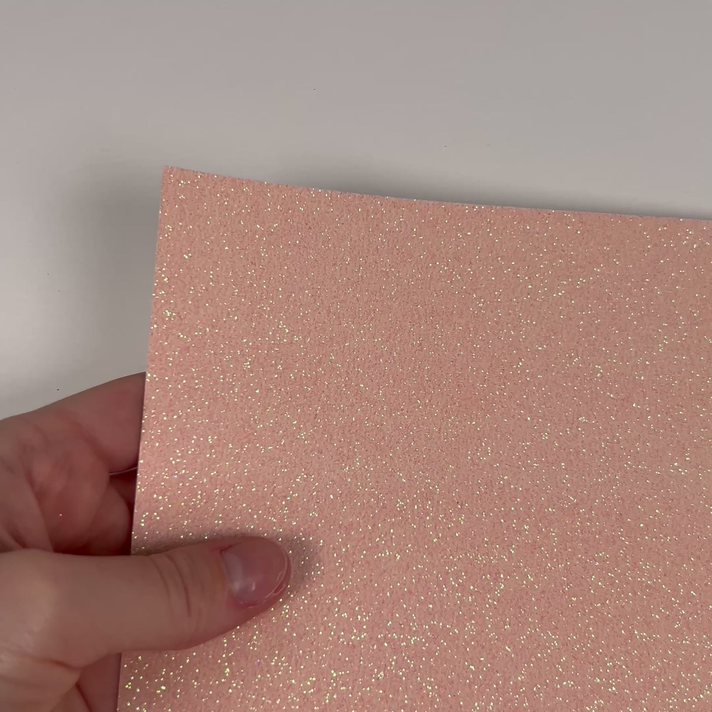 FROSTED PEACH Glitter Luxe Cardstock - 12x12 glitter Cardstock - 12x12 Cardstock - Encore - PEACH glitter Card-stock - mess free glitter Cardstock