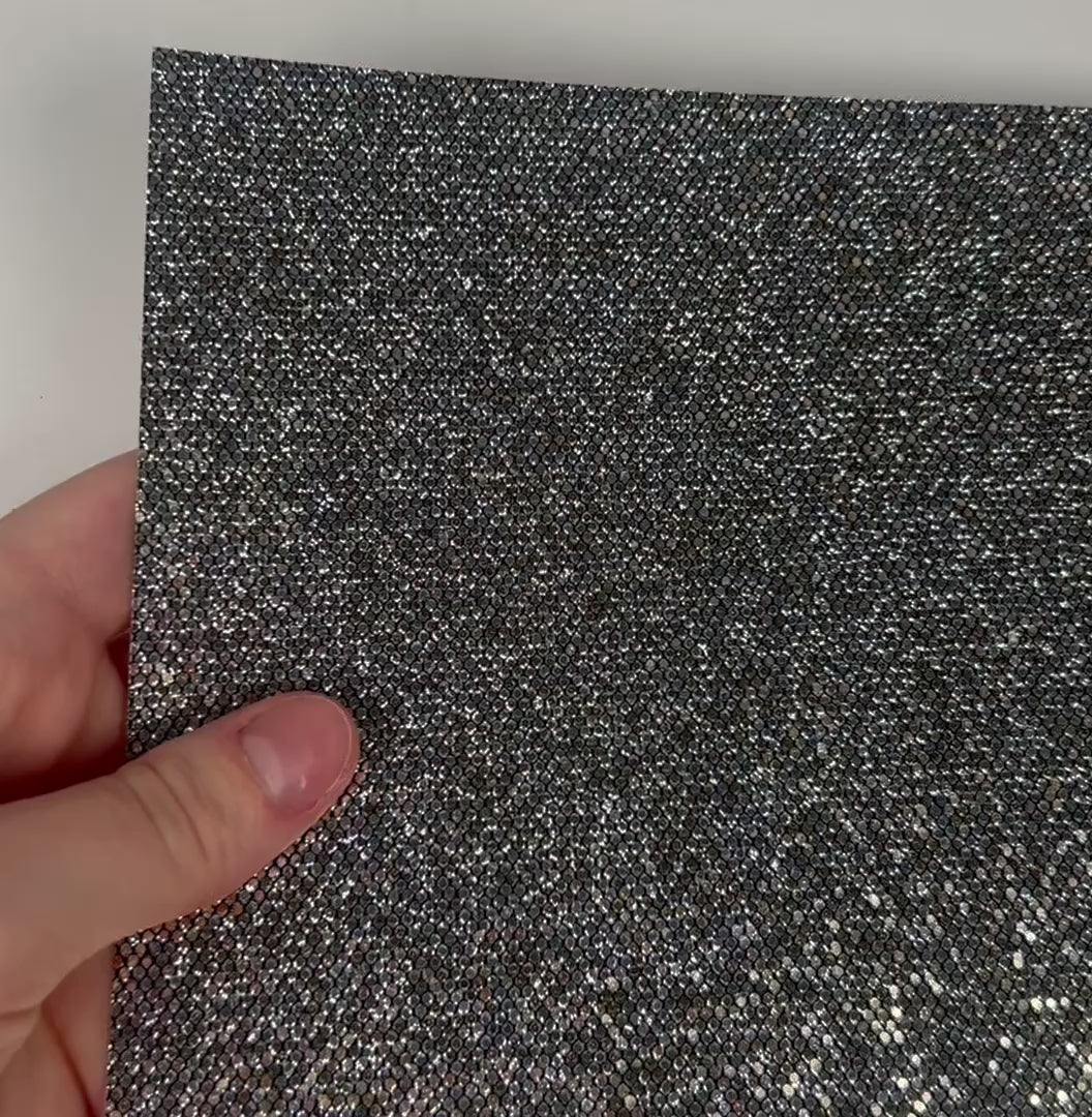 DISCO PARTY FUSION Sequin Glitter Cardstock - GREY disco ball glitter - 12x12 Cardstock shop - Encore - 12x12 Cardstock - grey glitter Cardstock