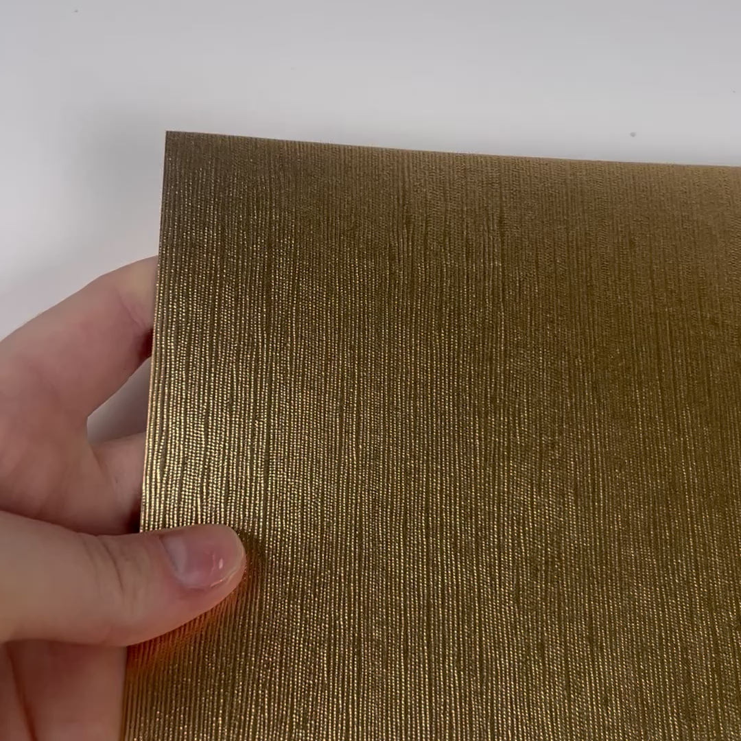 linen gold textured foil cardstock - 12x12 cardstock - ENCORE - 12x12 Cardstock Shop - gold foil cardstock - foil cardstock 