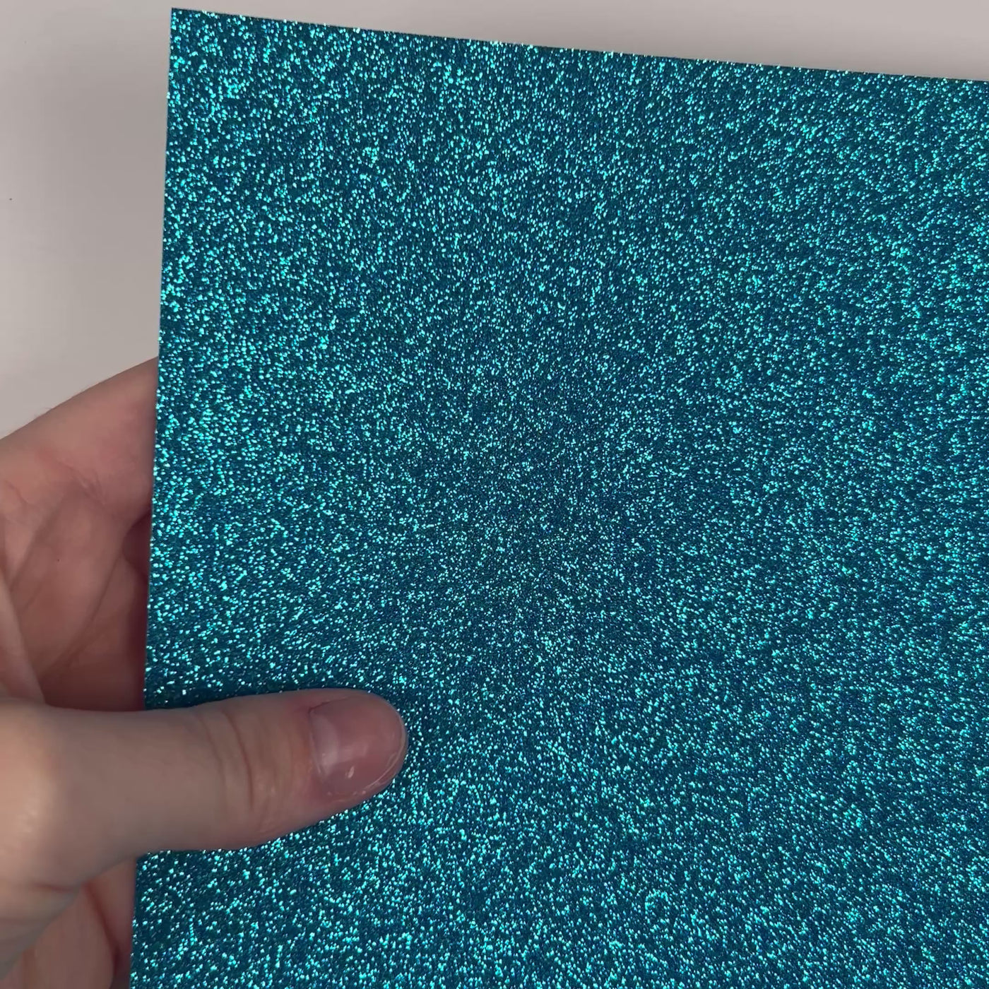 BLUE LAGOON Glitter Luxe Cardstock - 12x12 Cardstock Shop - 12x12 Cardstock - TEAL glitter Cardstock - Encore