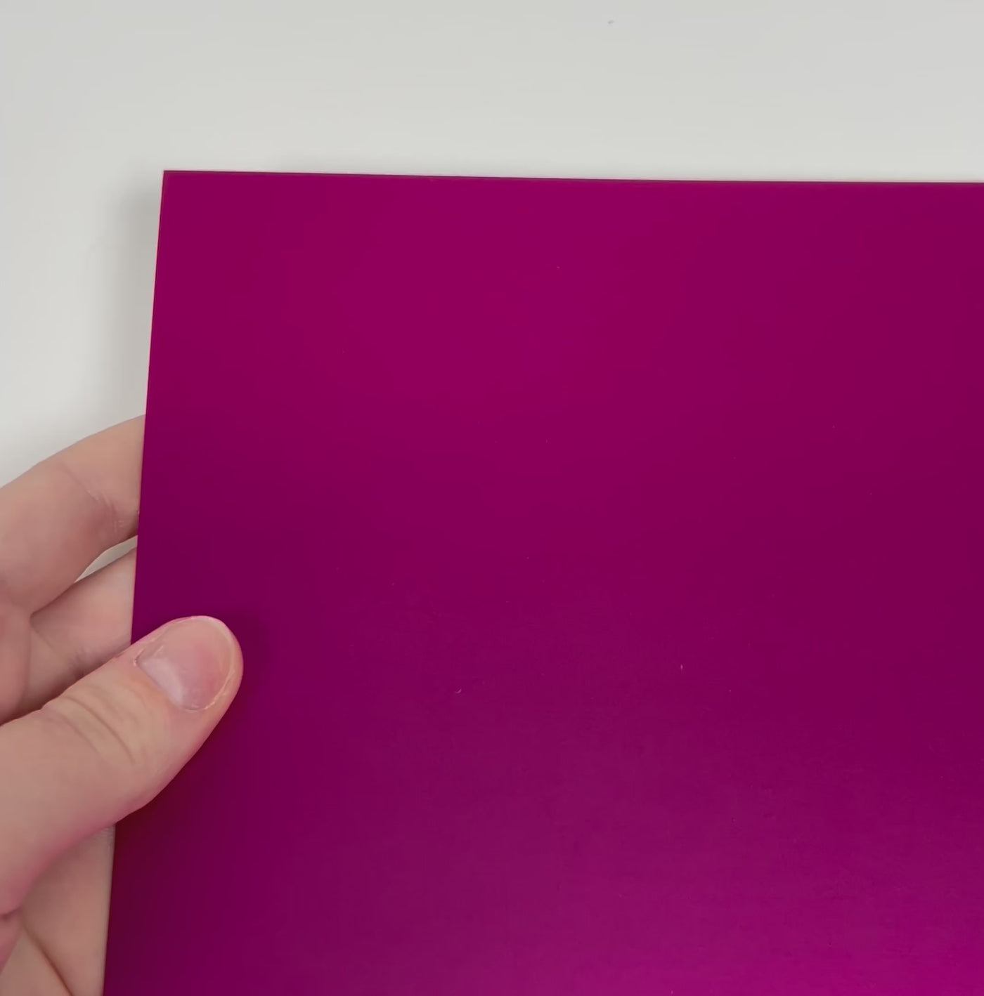 FUCHSIA matte foil cardstock - 12x12 cardstock - dark pink cardstock - encore paper - video shows light play