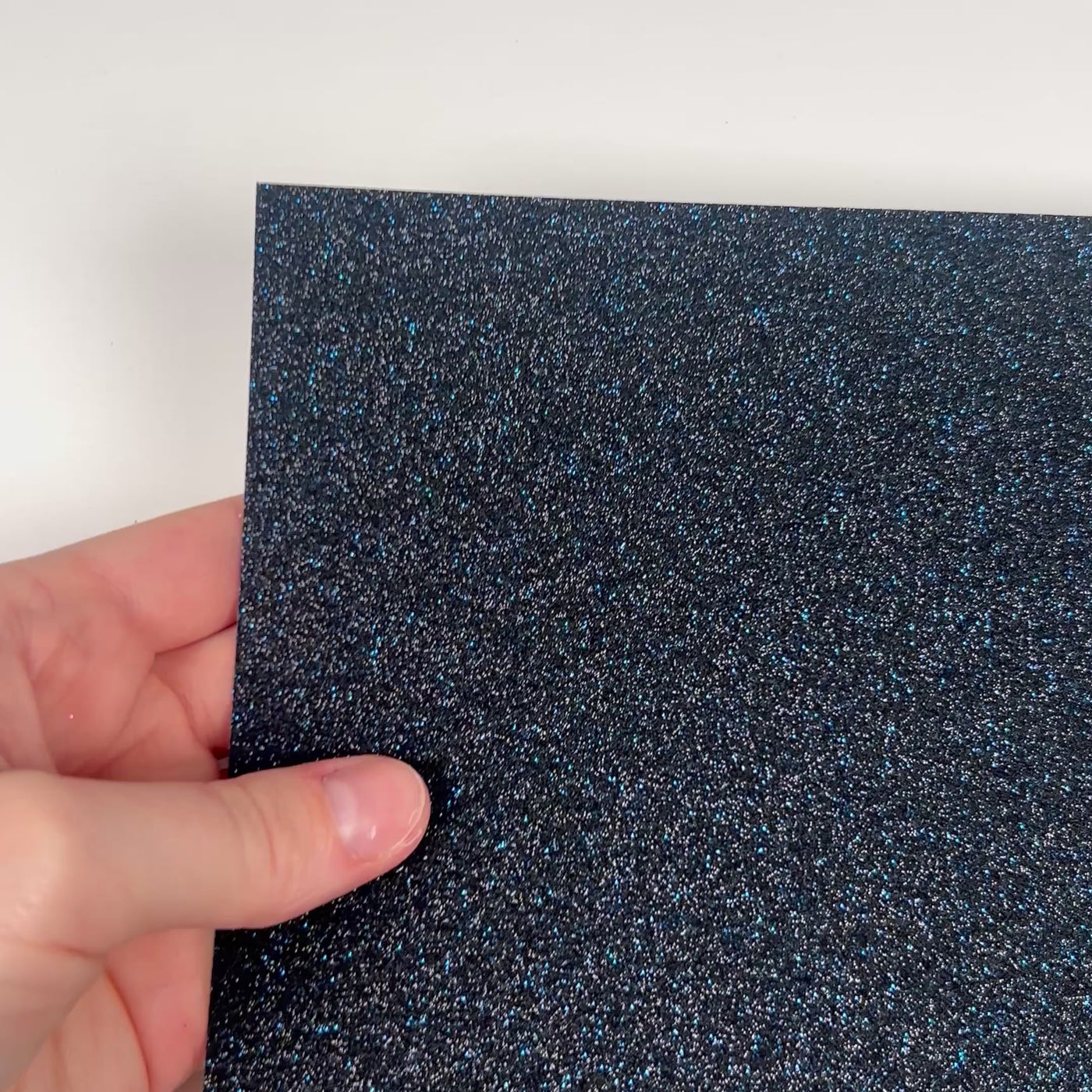 MIDNIGHT SKY Glitter Luxe Cardstock - 12x12 glitter Cardstock - 12x12 Cardstock - Encore - BLACK glitter Card-stock - mess free glitter Cardstock