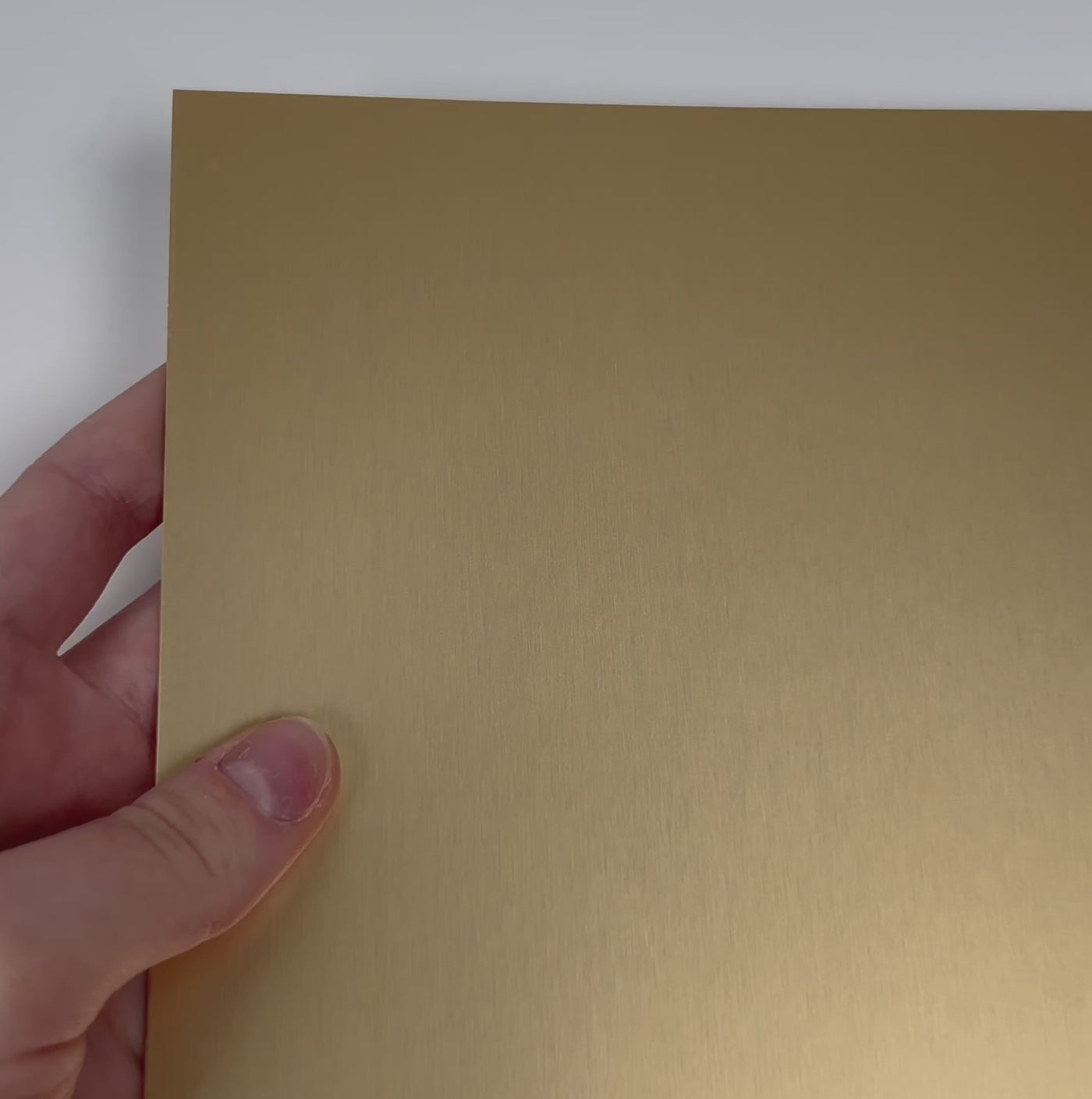 GOLD matte foil cardstock - 12x12 cardstock - encore paper - video shows light play