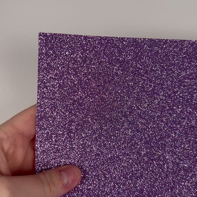 VIOLET Glitter Luxe Cardstock - 12x12 Cardstock Shop - 12x12 Cardstock - PURPLE glitter Cardstock - Encore