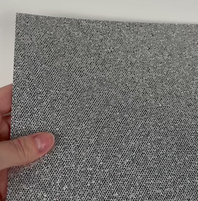 SILVER COINS Sequin Glitter Cardstock - 12x12 Cardstock -12x12 Cardstock shop - Encore - Silver - glitter Cardstock