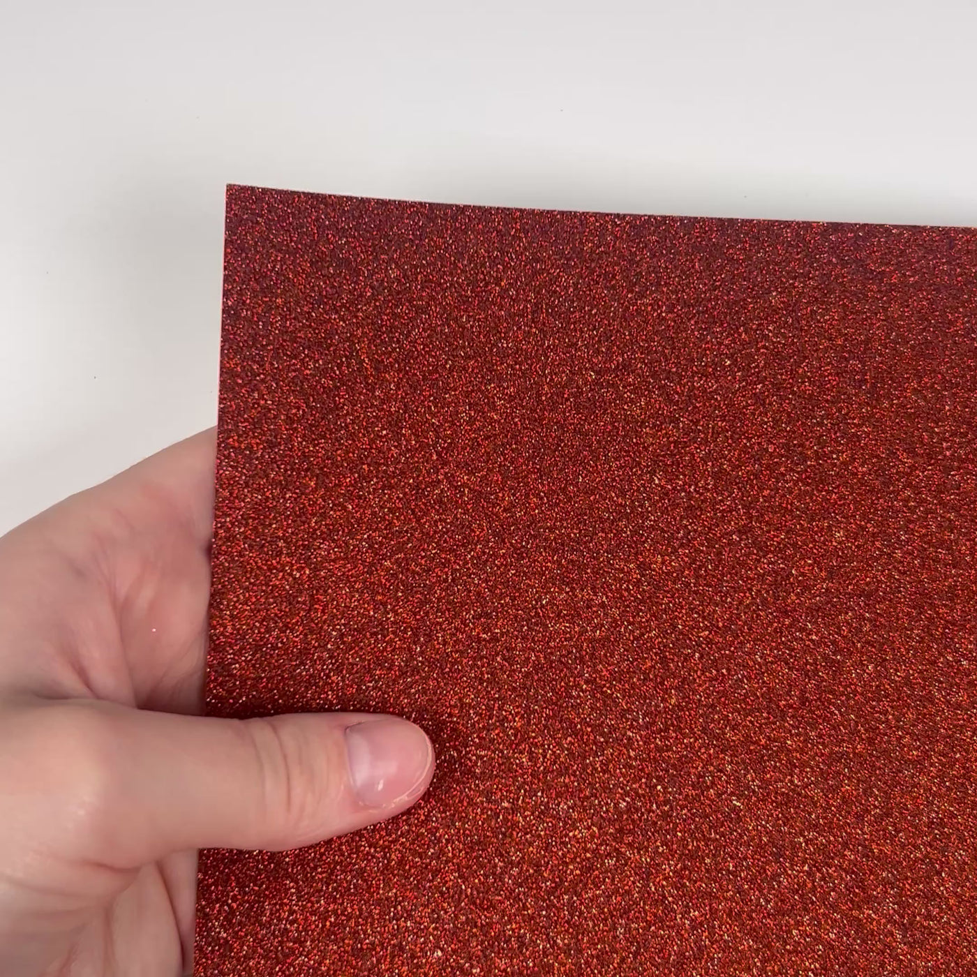 PUMPKIN SPICE Glitter Luxe Cardstock - 12x12 glitter Cardstock - 12x12 Cardstock - Encore - DARK ORANGE glitter Card-stock - mess free glitter Cardstock