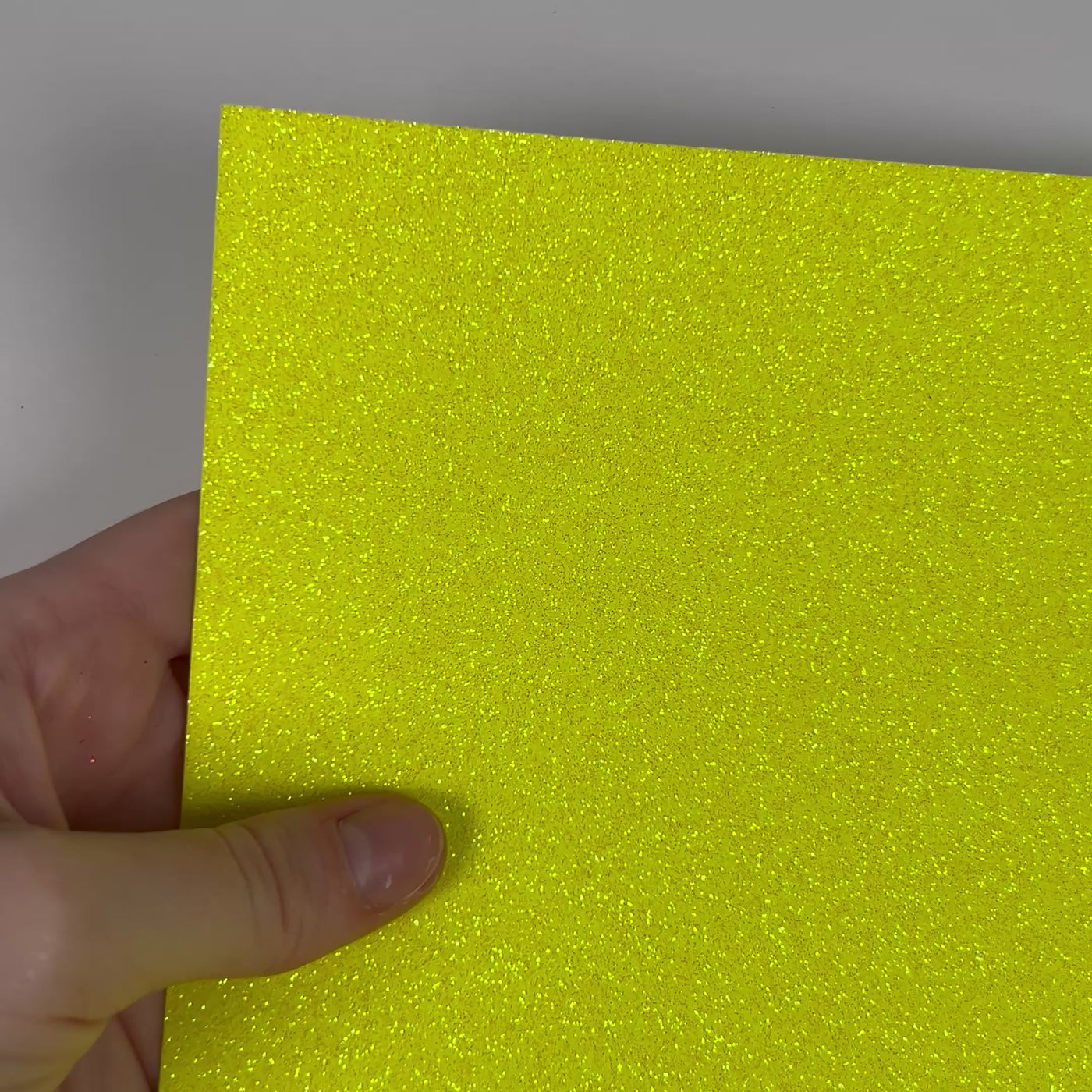 NEON YELLOW Glitter Luxe Cardstock - 12x12 Cardstock Shop - 12x12 Cardstock - YELLOW glitter Cardstock - Encore