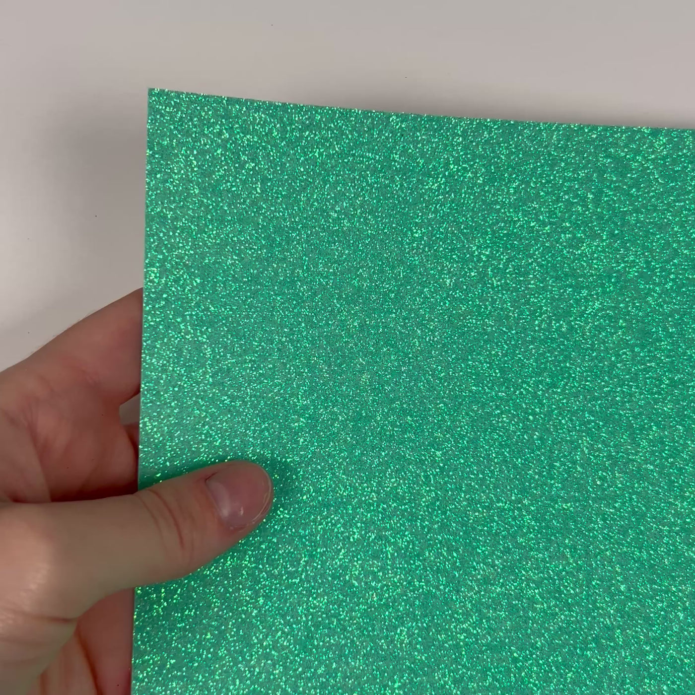 NEON LAGOON Glitter Luxe Cardstock - 12x12 Cardstock Shop - 12x12 Cardstock - BLUE/green glitter Cardstock - Encore