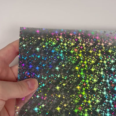 STARDUST holographic cardstock- foil cardstock - silver cardstock - Encore - 12x12 cardstock - 12x12 Cardstock Shop