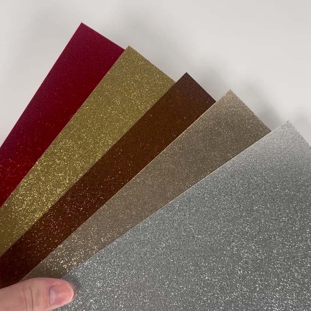 GLITTER MIRROR FOIL VARIETY PACK - 12x12 Cardstock shop - GLITTER MIRROR - GLITTER CARDSTOCK - ENCORE 