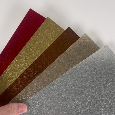 GLITTER MIRROR FOIL VARIETY PACK - 12x12 Cardstock shop - GLITTER MIRROR - GLITTER CARDSTOCK - ENCORE 