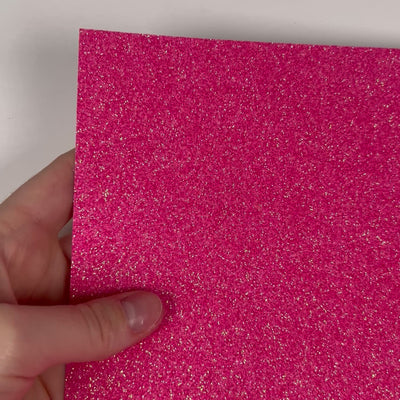 DIVA PINK Glitter Luxe Cardstock - 12x12 glitter Cardstock - 12x12 Cardstock - Encore - PINK glitter Card-stock - mess free glitter Cardstock