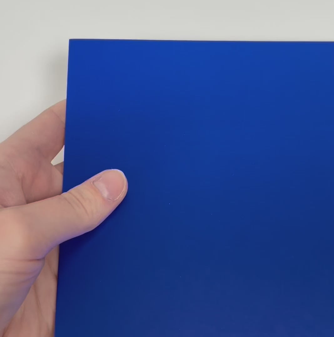 ROYAL BLUE matte foil cardstock - 12x12 cardstock - encore paper - video shows light play