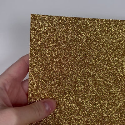 BRASS GOLD GLITTER Luxe Cardstock - 12x12 Cardstock Shop - 12x12 Cardstock - GOLD glitter Cardstock - Encore