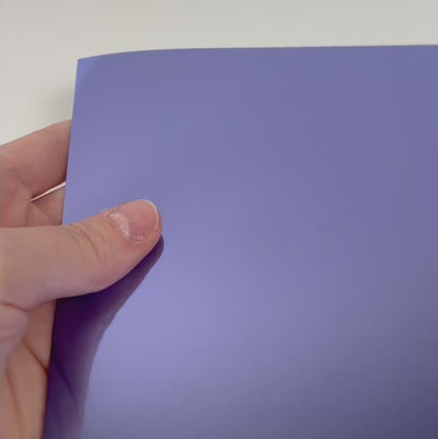 SERENE BLUE Mirror Foil Cardstock - 12x12 Foil Cardstock - Encore paper - video shows light play