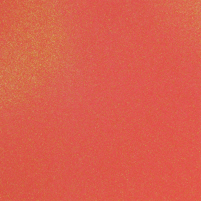 NEON SUNSET Glitter Luxe Cardstock - 12x12 Cardstock Shop - 12x12 Cardstock - CORAL glitter Cardstock - Encore