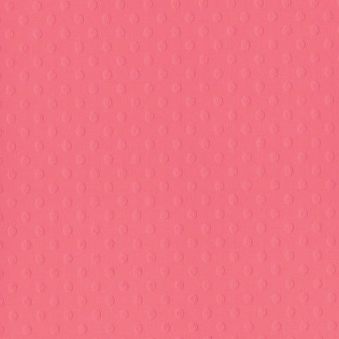 Pink Embossed Dot - 12x12 Cardstock - Recollections – The 12x12