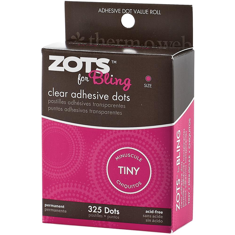6 BOXES of Thermoweb Zots Clear Adhesive Dots, Medium,  3/8-In-by-1/64-In,300 ea
