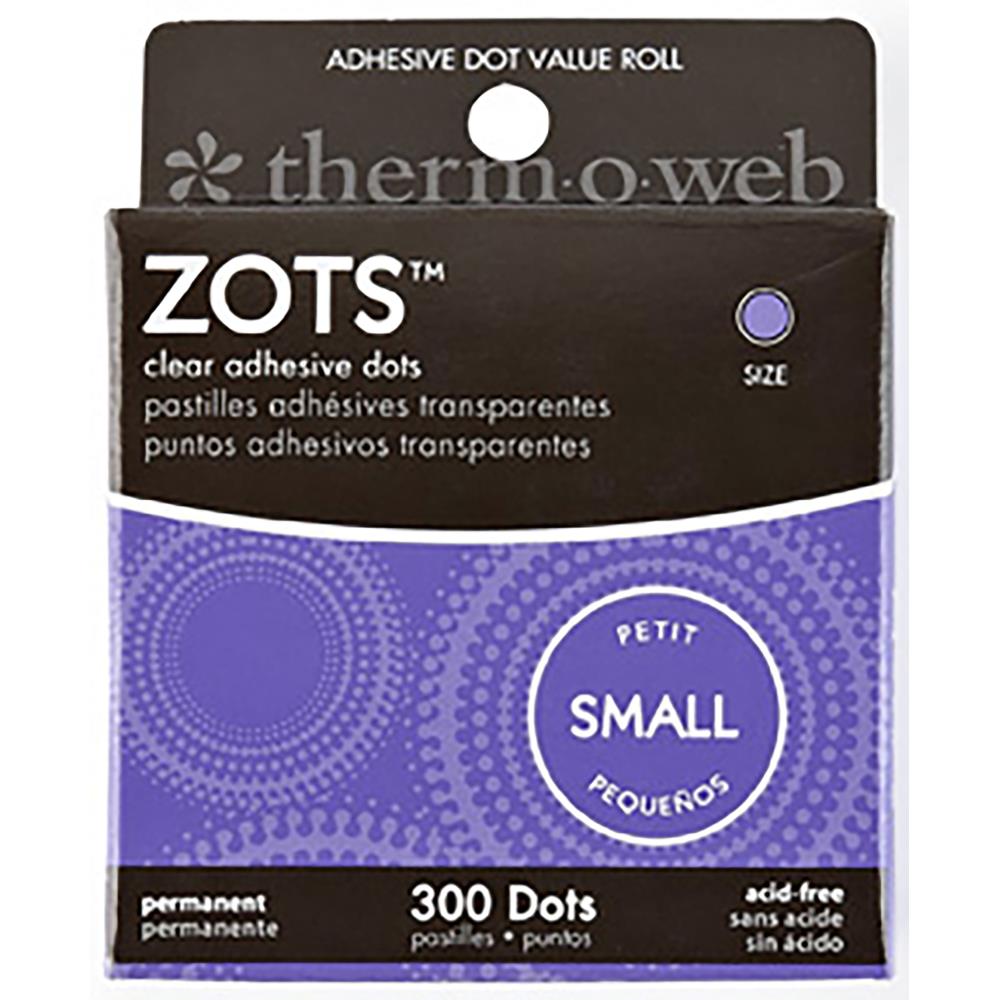 6 BOXES of Thermoweb Zots Clear Adhesive Dots, Medium, 3/8-In-by-1