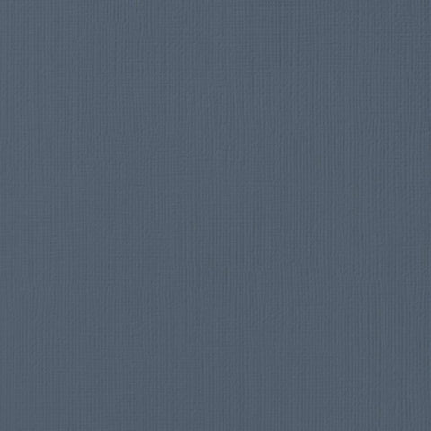 American Crafts Textured Cardstock-Denim