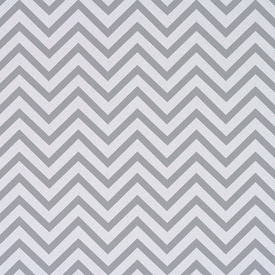 12x12 Pow! Glitter paper with sparkly, silver chevron patter on charcoal background - American Crafts