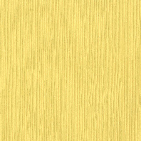 BAZZILL YELLOW 12x12 Textured Cardstock | 80 lb Yellow Scrapbook Paper |  Premium Card Making and Paper Crafting Supplies | 25 Sheets per Pack
