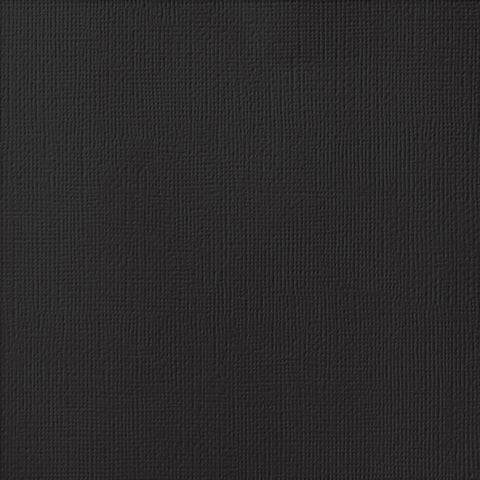 BLACKBIRD – 12x12 Jet Black Cardstock Bazzill Textured Scrapbook Paper –  The 12x12 Cardstock Shop