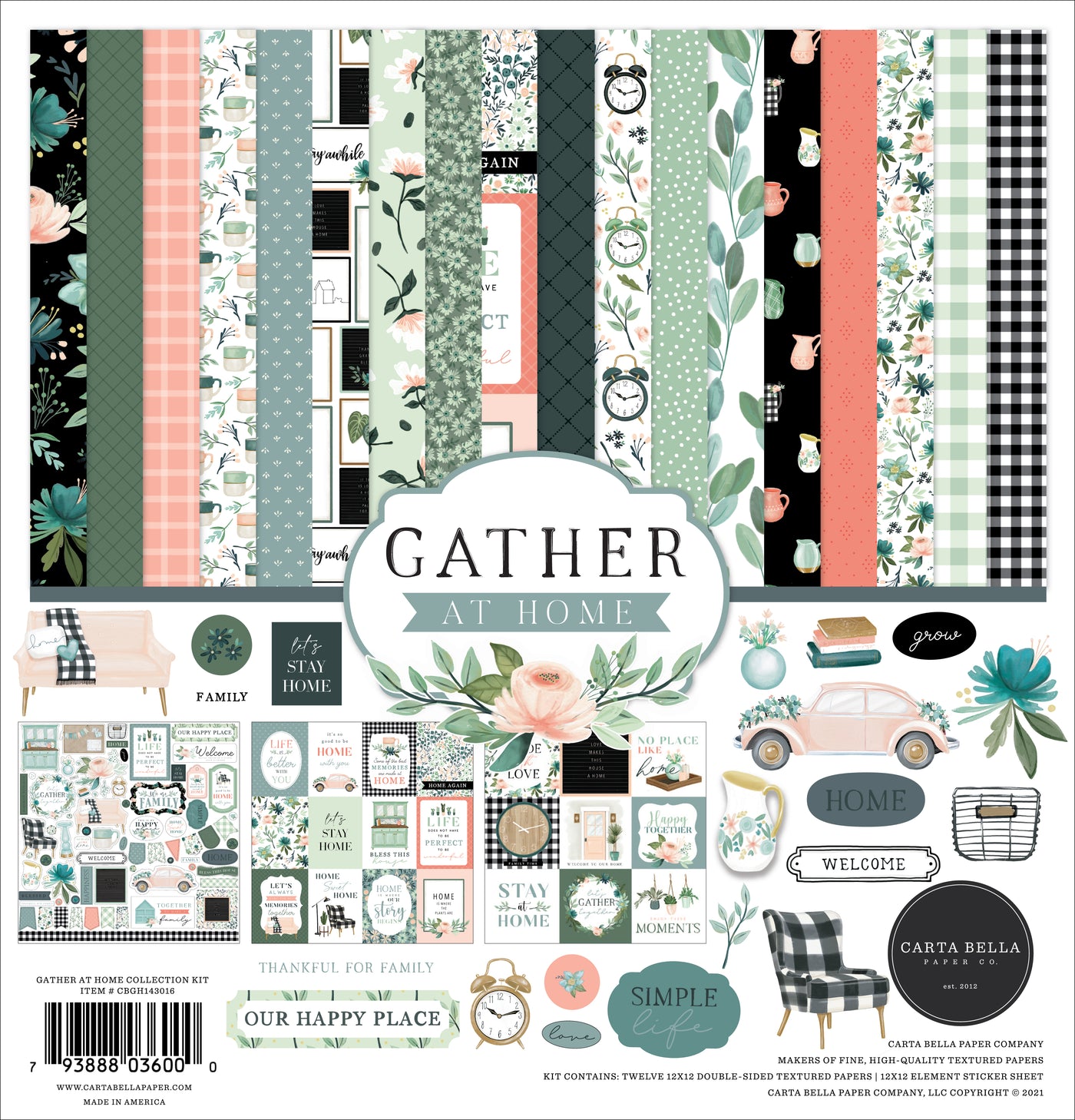 GATHER AT HOME Collection Kit from Carta Bella 