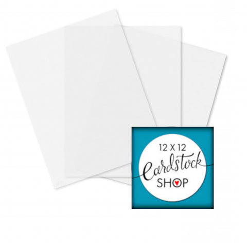 Pearlescent Oyster White Cardstock - 12 x 12 inch - 105Lb Cover - 20 Sheets  - Clear Path Paper
