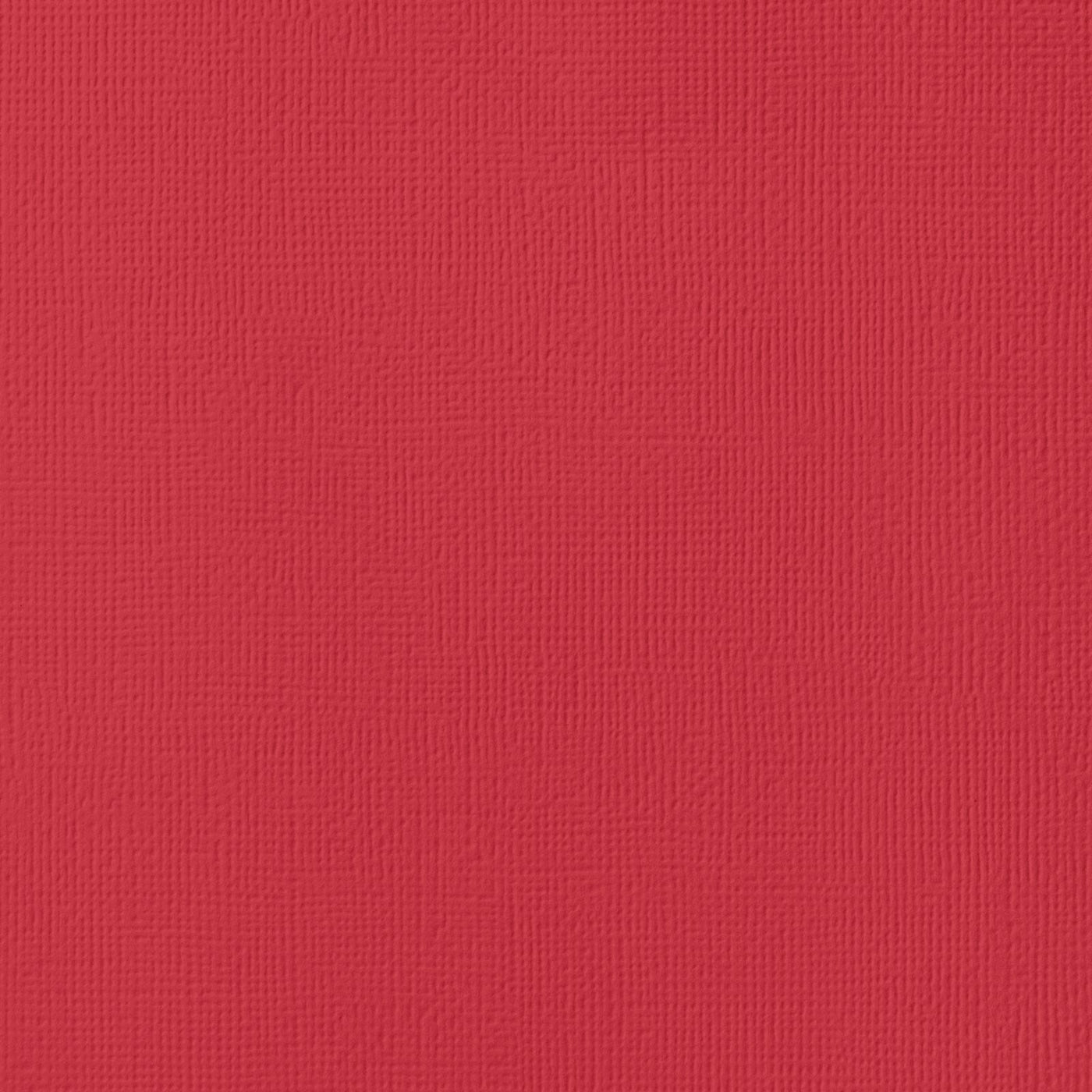 Blush Red Dark – 12x12 Dark Red Cardstock AC Textured Scrapbook Paper Single